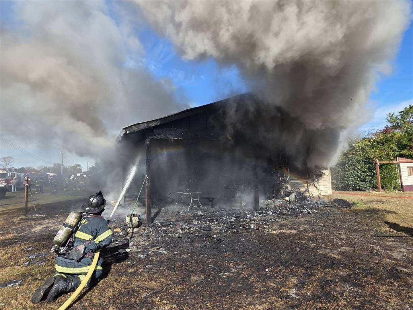 Millsboro fire burnt